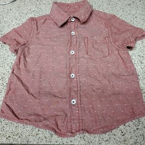 Genuine Kids by OshKosh Printed button down top boys size 2T